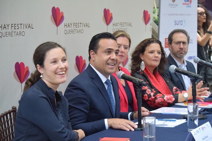 Tatiana Clouthier y Diego Luna participarán en el Hay Festival, será del 5 al 8 de septiembre