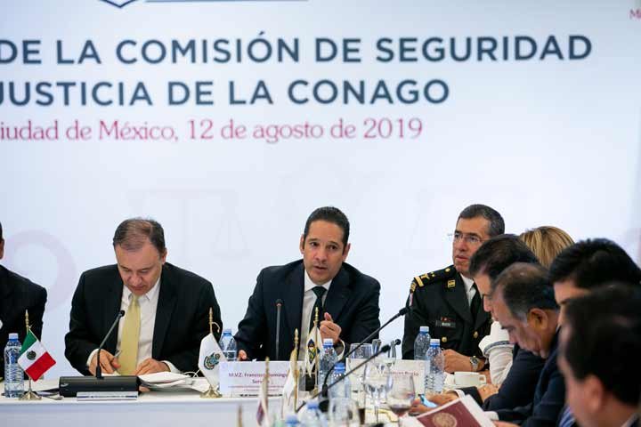 Conago se reúne con la FGR y encargados de la seguridad nacional; acuerdan agenda de trabajo